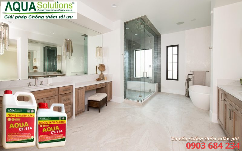 Chống thấm sàn nhà vệ sinh tránh thấm nứt bê tông Chống thấm sàn nhà vệ sinh tránh thấm nứt bê tông