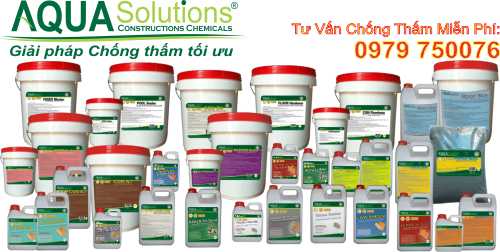 Sản phẩm chống thấm AQUASolutions Sản phẩm chống thấm AQUASolutions