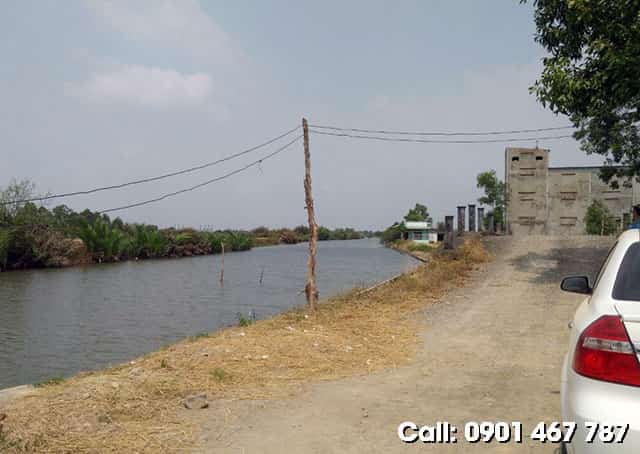bán đất mặt sông cần giờ