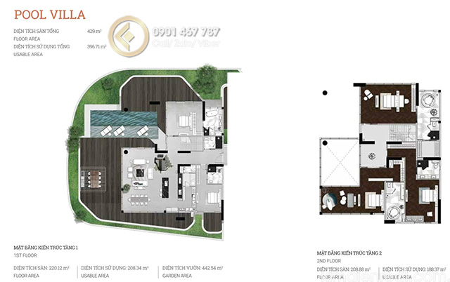 ban can ho san vuon dao kim cuong quan 2