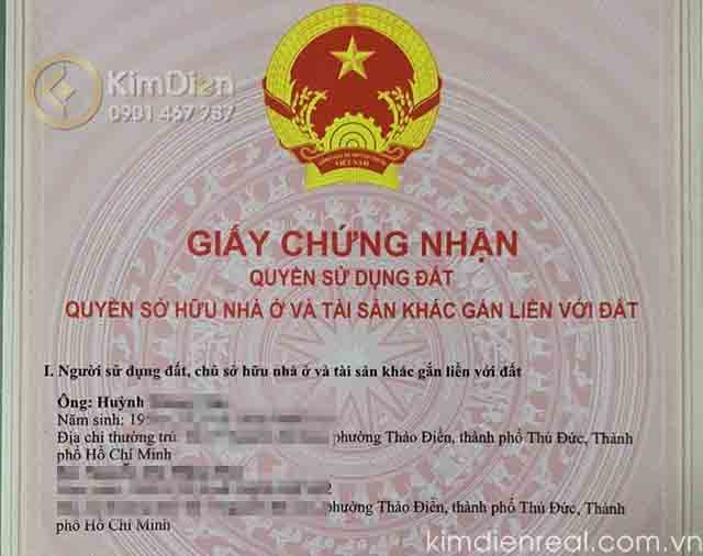 ban dat duong nguyen van huong thao dien quan 2