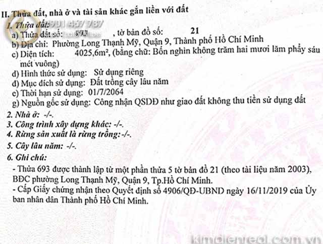 ban dat duong phuoc thien p long thanh may gan vinhomes quan 9