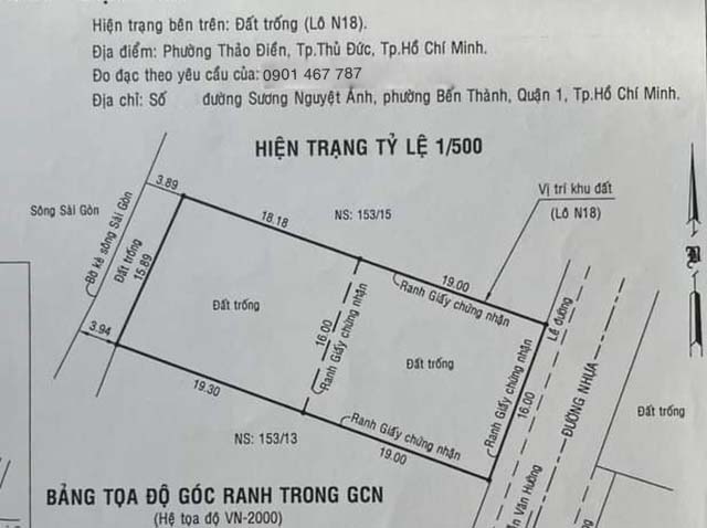 ban dat mat song khu biet thu thao dien 2