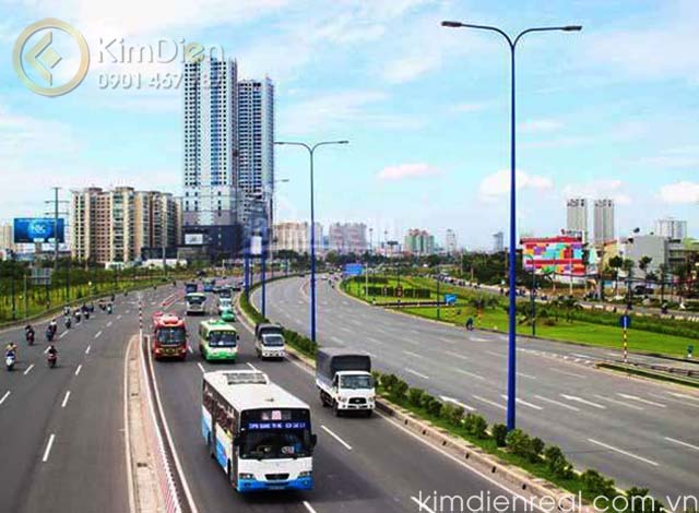 ban dat xay cao tang cao 12 tang chieu cao 48m duong song hanh xa lo ha noi