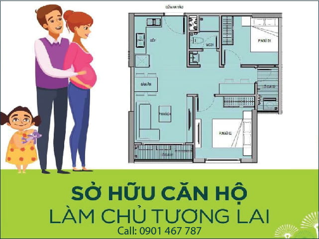 căn hộ 2 phòng ngủ vinhomes quận 9