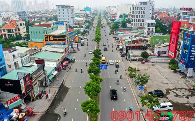 cho thuê nhà góc hai mặt tiền đường trần não quận 2