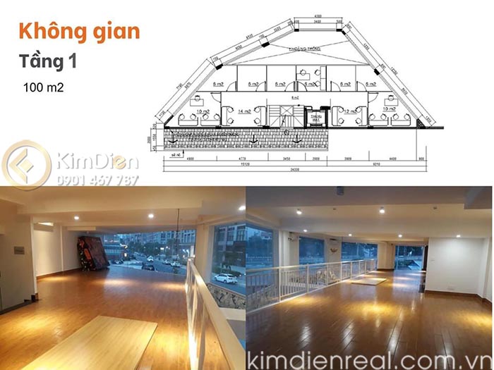 cho thuê nhà làm văn phòng đường mai chí thọ