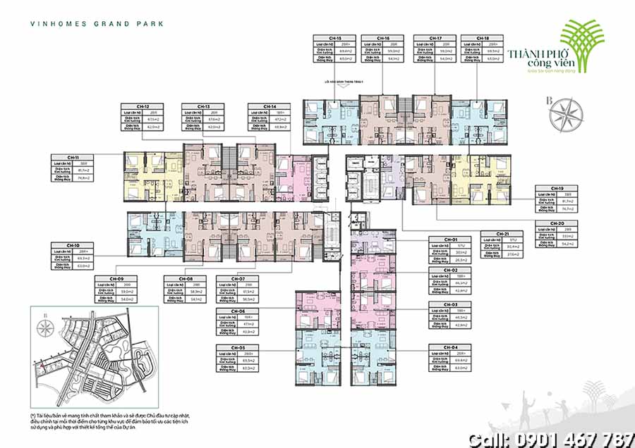 mặt bằng căn hộ vinhomes grand park quận 9