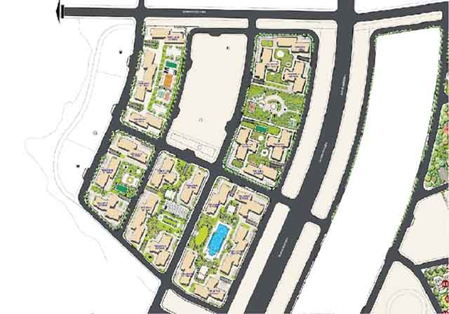 mặt bằng phân khu the resort vinhomes grand park