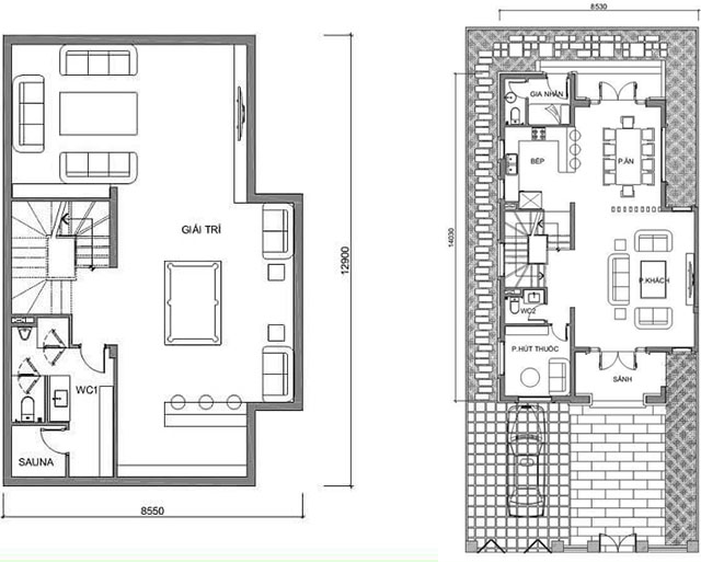 mat bang biet thu song lap vinhomes ba son