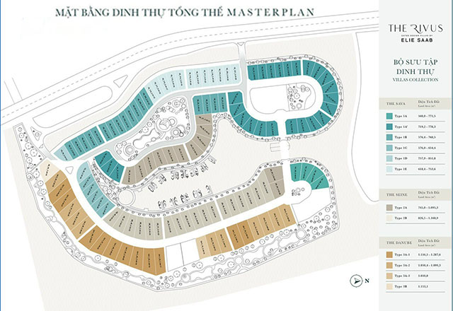 mat bang khu dinh thu the rivus