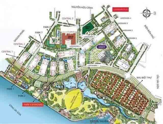 mat bang shophouse vinhomes cetral park