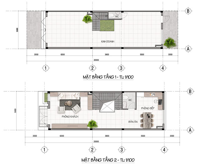 mau thiet ke shophouse stc long thanh
