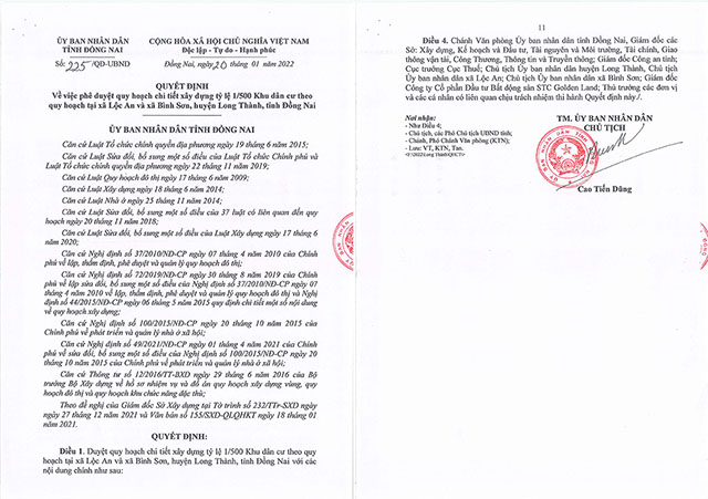 phe duyet quy hoach 1 500 stc long thanh