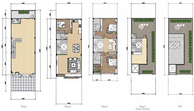 thiet ke shophouse gem sky world