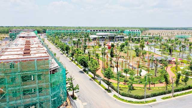 tiến độ thi công dự án gem sky world long thành (1)