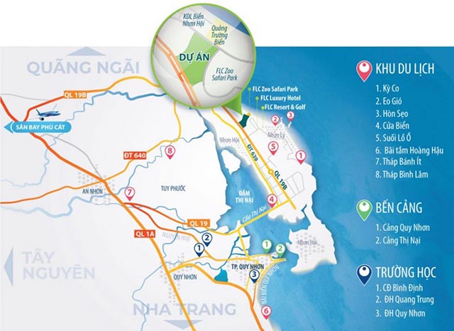 tien ich khu du lich nhon hoi