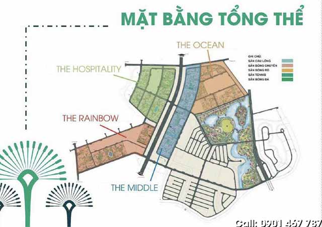 vị trí khu rainbow vinhomes grand park