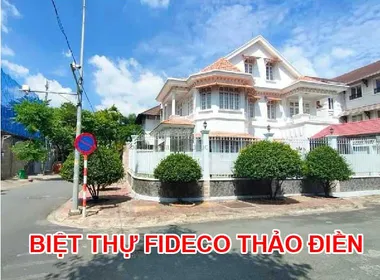 Bán biệt thự góc  2 mặt tiền khu Fideco Thảo Điền