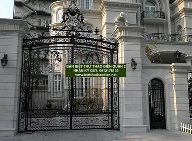BÁN BIỆT THỰ THẢO ĐIỀN PHONG CÁCH LÂU ĐÀI TRÁNG LỆ