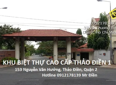 BÁN ĐẤT KHU AN NINH THẢO ĐIỀN 1
