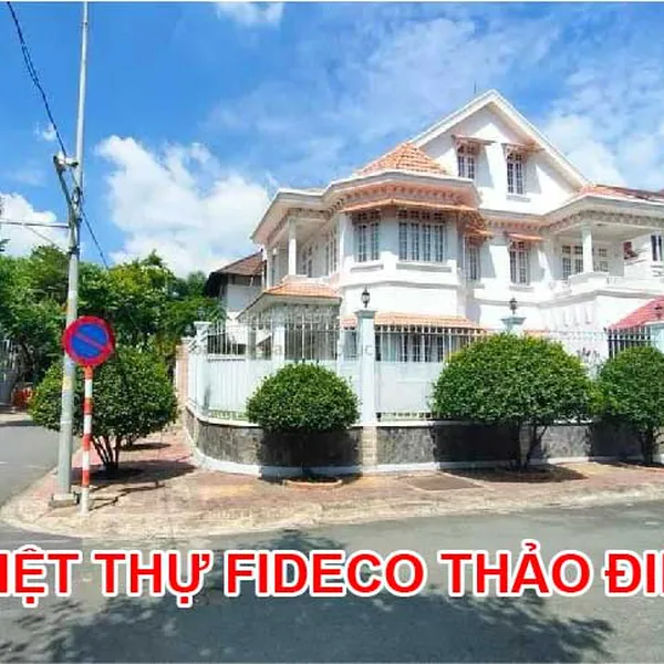 Bán biệt thự góc  2 mặt tiền khu Fideco Thảo Điền