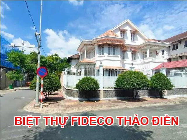 Bán biệt thự góc  2 mặt tiền khu Fideco Thảo Điền