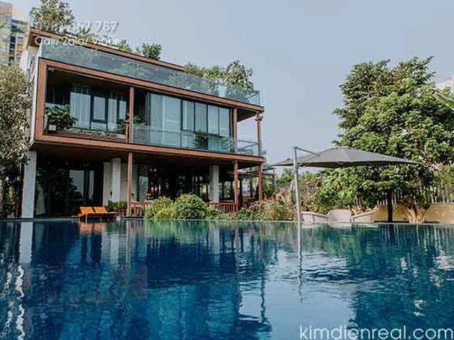 Bán Biệt Thự Hồ Bơi Sân Vườn Khu Thảo Điền Ven Sông Sài Gòn