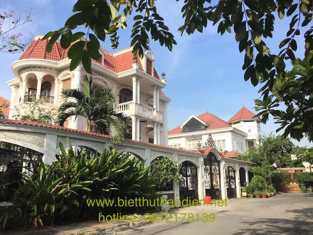 BÁN BIỆT THỰ KHU AN NINH 2 MẶT TIỀN THẢO ĐIỀN QUẬN 2