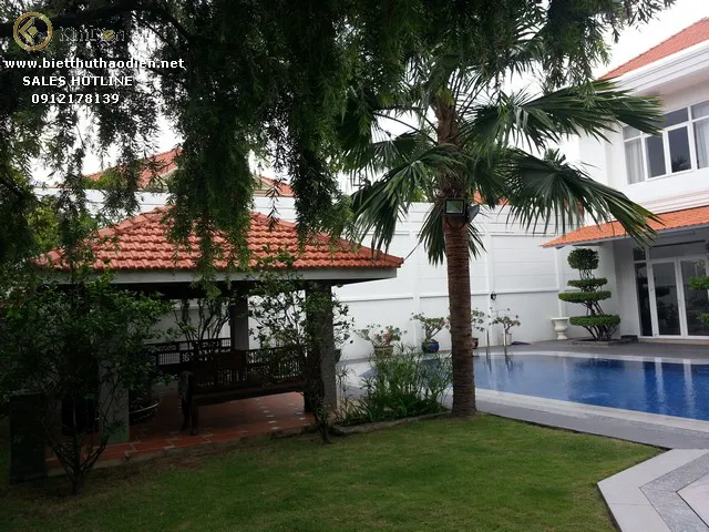 BÁN BIỆT THỰ SÂN VƯỜN HỒ BƠI TUYỆT ĐẸP THẢO ĐIỀN