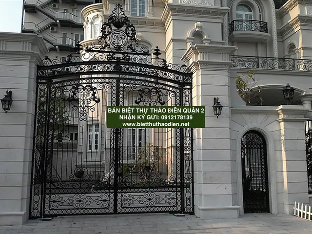 BÁN BIỆT THỰ THẢO ĐIỀN PHONG CÁCH LÂU ĐÀI TRÁNG LỆ