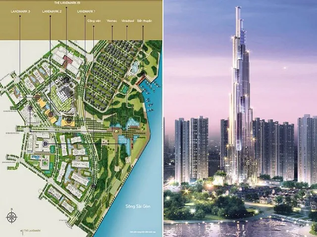 Bán căn hộ cao cấp Landmark 1, 2 dự án Vinhomes Central Park có vị trí và view đẹp nhất