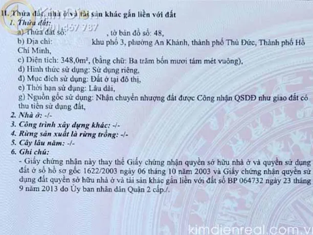 Bán Đất Đường Lưu Đình Lễ Quận 2