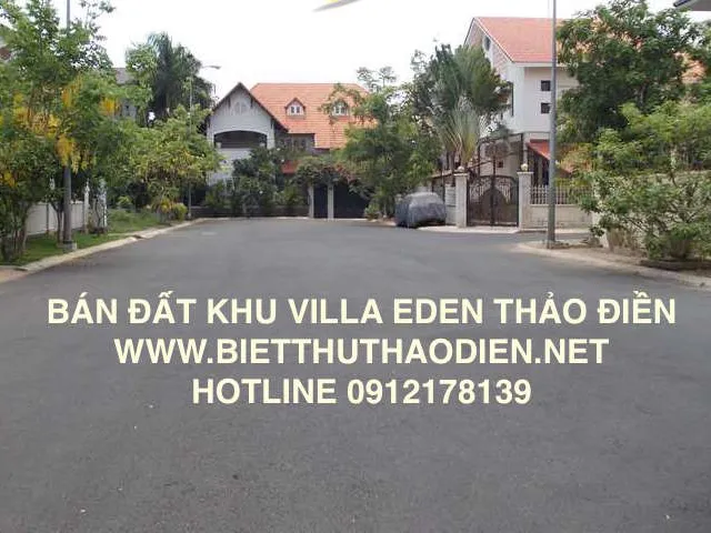 BÁN ĐẤT KHU VILLAS EDEN THẢO ĐIỀN QUẬN 2