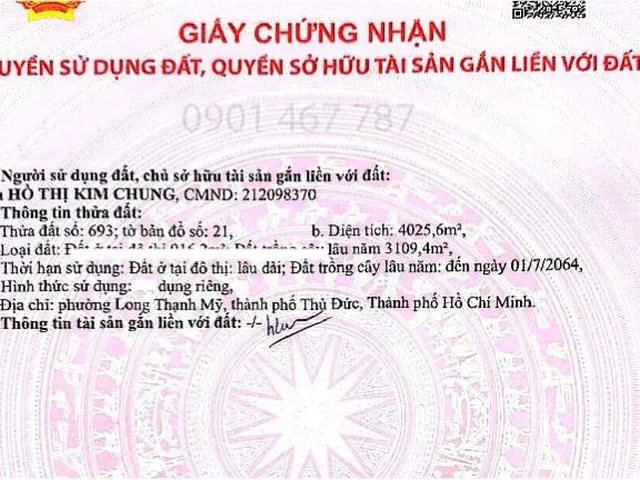 Bán Đất Ngộp Ngân Hàng Quận 9