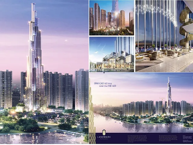Landmark 1 tòa tháp căn hộ cao cấp có vị trí sang trọng nhất dự án Vinhomes Central Park