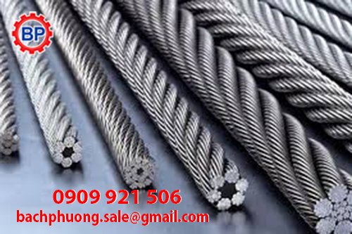 Cáp thép tiêu chuẩn dùng cho cầu trục Cáp thép tiêu chuẩn dùng cho cầu trục