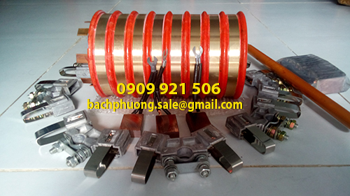 cổ góp điện chổi than 8 vành cổ góp điện chổi than 8 vành