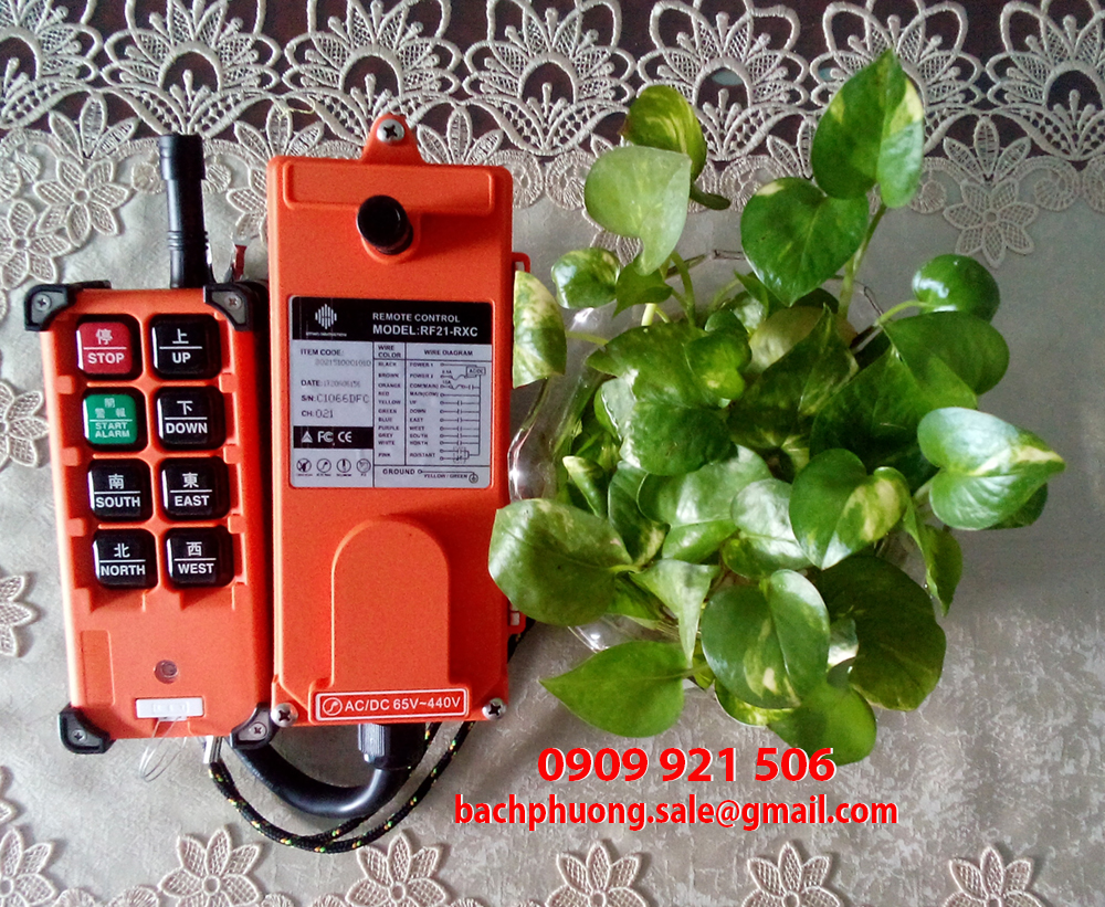 Nút bấm điều khiển cho palang Telecrane F21 - E1B Nút bấm điều khiển cho palang Telecrane F21 - E1B