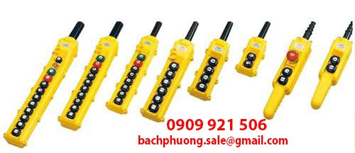 Nút bấm điều khiển cầu trục 4 nút Nút bấm điều khiển cầu trục 4 nút