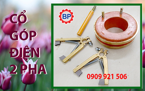 Bộ cổ góp lấy điện 2 pha Bộ cổ góp lấy điện 2 pha