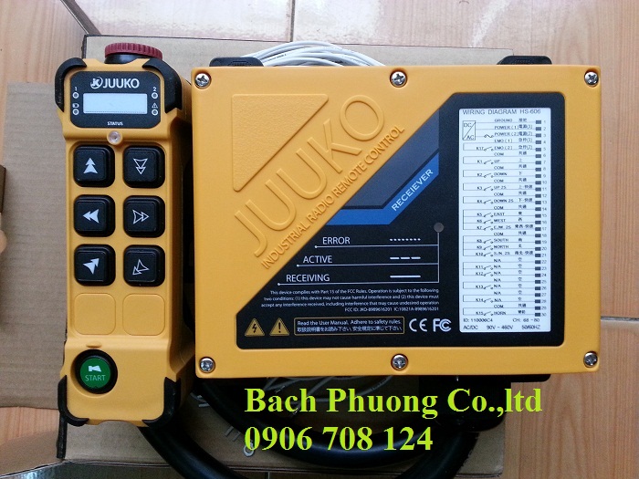 Điều khiển từ xa loại 6 nút 2 cấp tốc độ Điều khiển từ xa loại 6 nút 2 cấp tốc độ