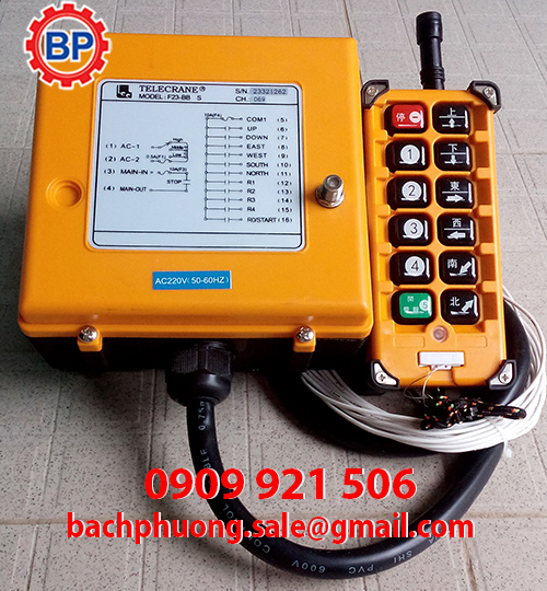Các loại điều khiển từ xa dùng cho cầu trục Các loại điều khiển từ xa dùng cho cầu trục