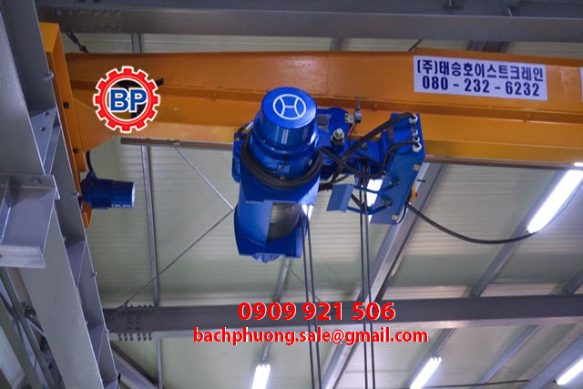 Palang cáp điện dầm đơn Palang cáp điện dầm đơn