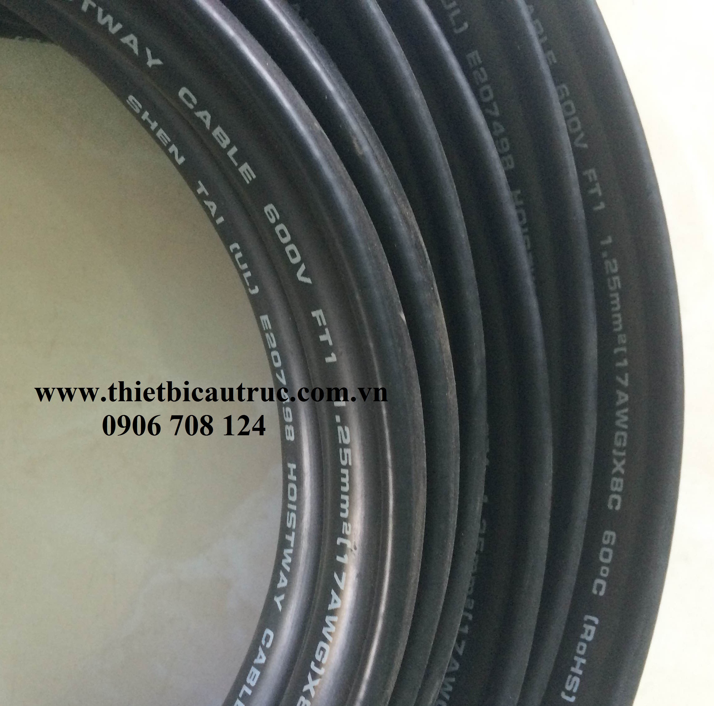 cáp tròn điều khiển cho nút bấm cầu trục 5C x 1.25mm, 8C x 1.25mm, 10C x 1.25mm, 14C x 1.25mm, 16C x 1.25mm cáp tròn điều khiển cho nút bấm cầu trục 5C x 1.25mm, 8C x 1.25mm, 10C x 1.25mm, 14C x1.25mm, 16C x 1.25mm