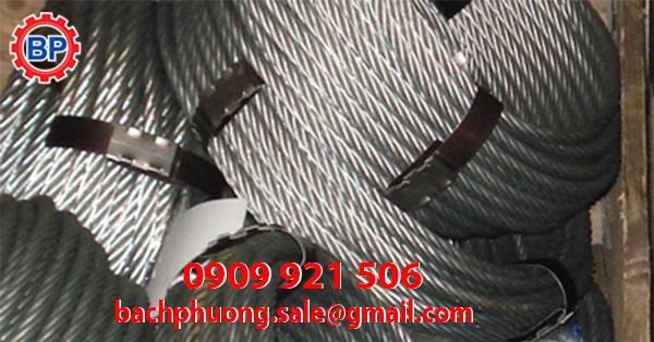 Cáp thép chống xoắn cho Palang cầu trục. Cáp thép chống xoắn cho Palang cầu trục.