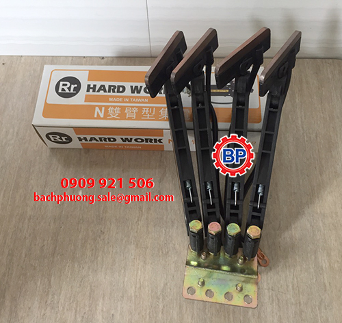 Chổi tiếp điện cầu trục Hard work 4P60A Chổi tiếp điện cầu trục Hard work 4P60A