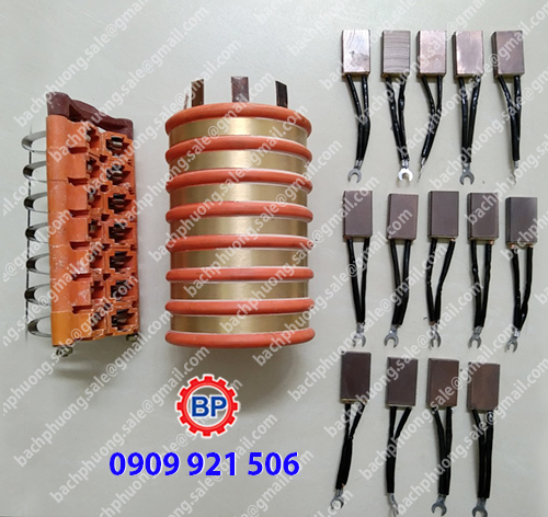 Cổ góp điện 7 pha 74x155x225mm Cổ góp điện 7 pha 74x155x225mm