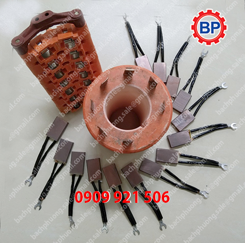 Cổ góp điện 7 pha 74x155x225mm Cổ góp điện 7 pha 74x155x225mm