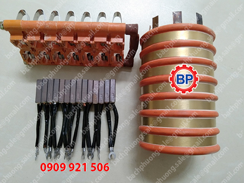 Cổ góp điện 7 pha 74x155x225mm Cổ góp điện 7 pha 74x155x225mm